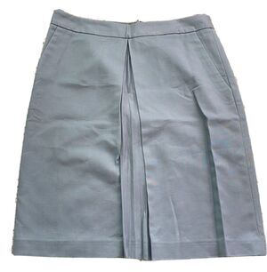 Banana Republic Stretch Gray Pencil Skirt Career Work Lined Pockets Size 4 NWT